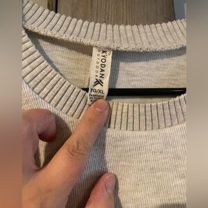Light gray sweatshirt size XL